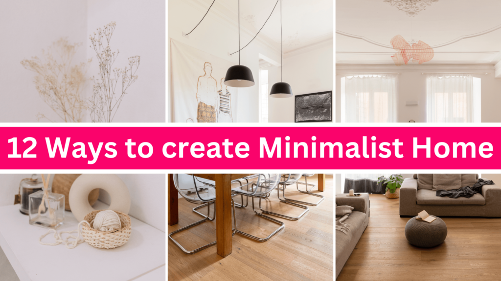 12 ways to create a Minimalist home
