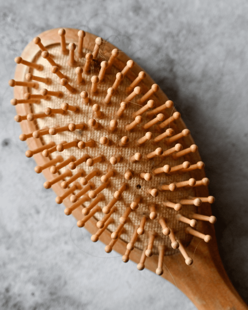 Brushing your hair for healthy scalp