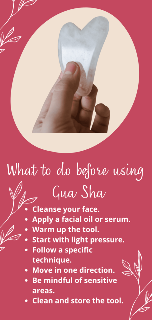What to do before using Gua Sha?